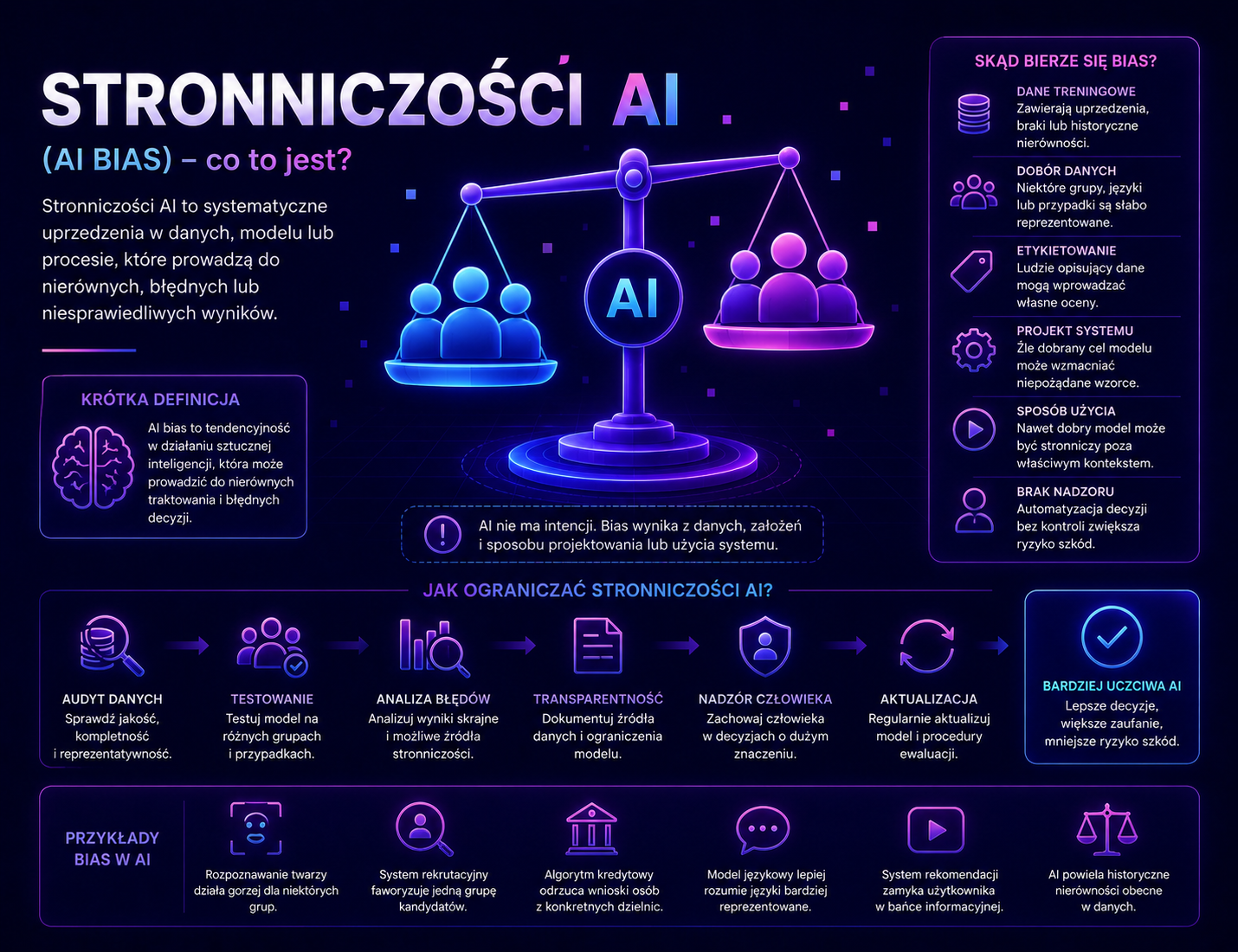 Stronniczość AI – co to jest?