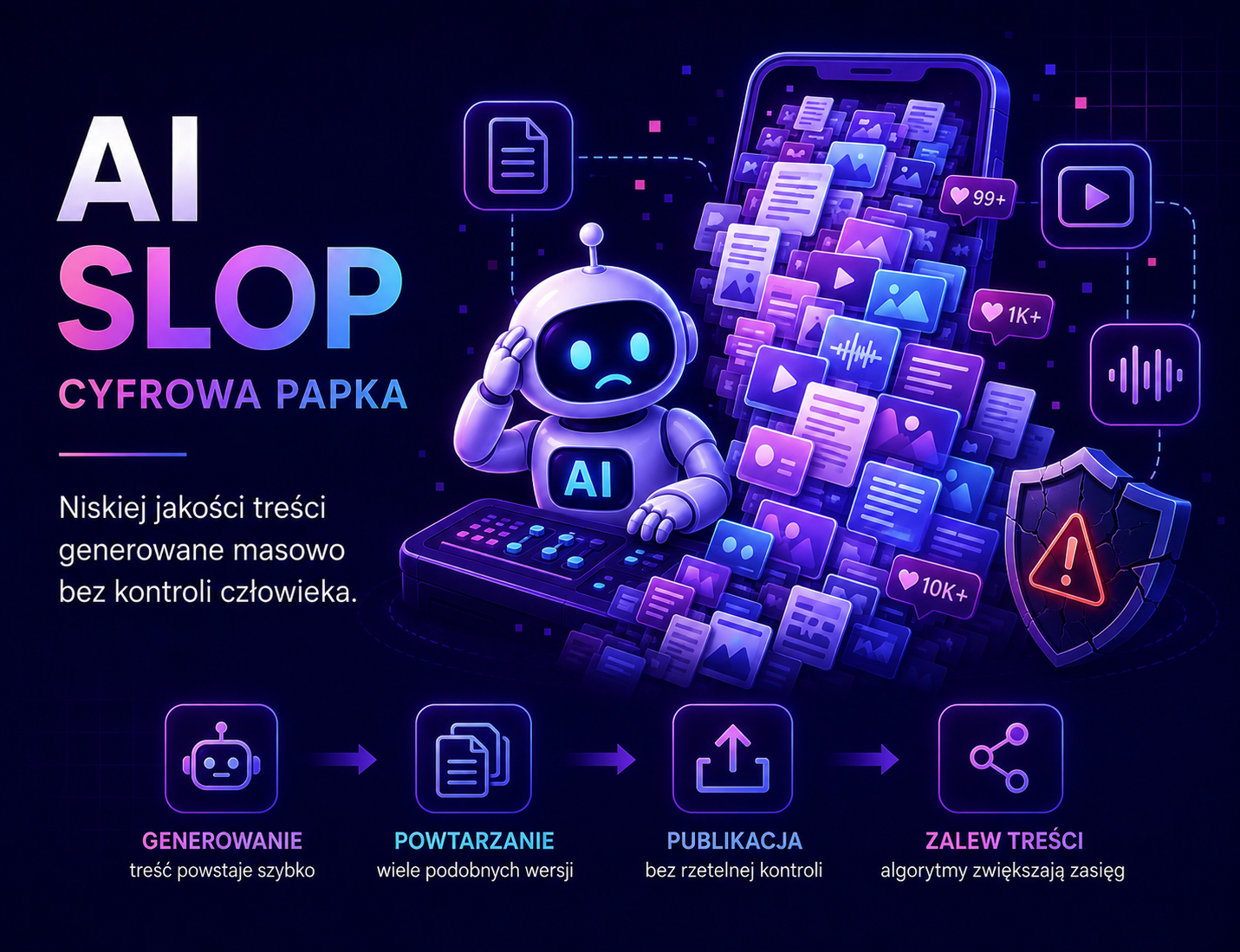 AI slop – masowo generowane treści niskiej jakości